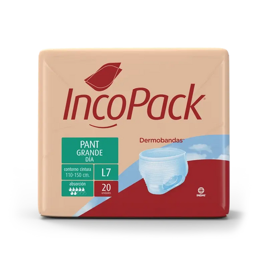 Incopack Absorbent Pant Day Large Size , 80 unidades