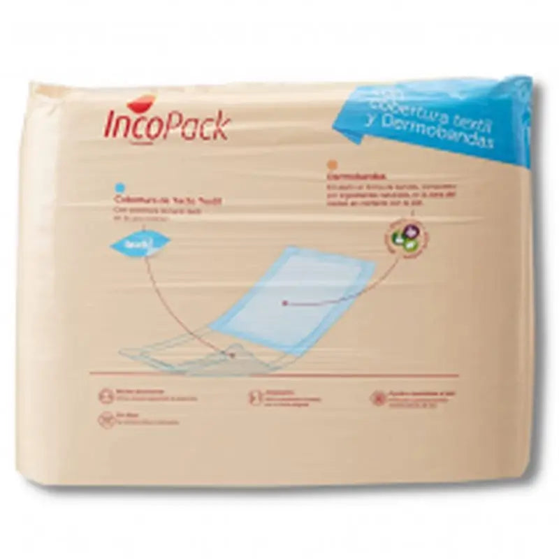 Almofada absorvente Incopack Febus Retangular Dia , 80 unidades.