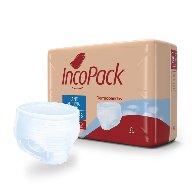 Incopack Calça de Noite Absorvente Tamanho Pequeno , 80 unidades