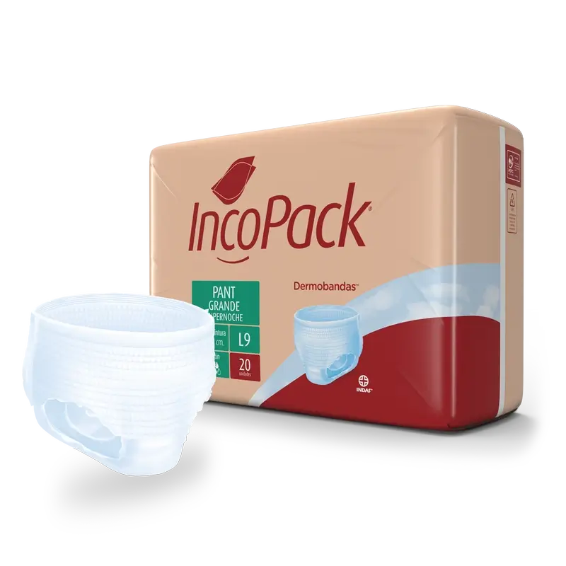 Incopack Calça Absorvente Calça Supernight Tamanho Grande , 80 unidades