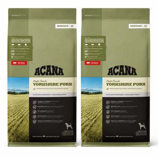 Acana Canine Adult Singles Yorkshire Pork 11,4 Kg Alimento para cães , embalagem 2