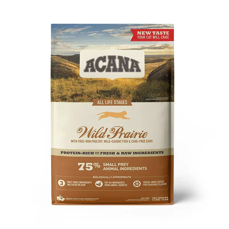 Acana Feline Adultos Adultos Pradaria 4,5 kg de alimento para gatos