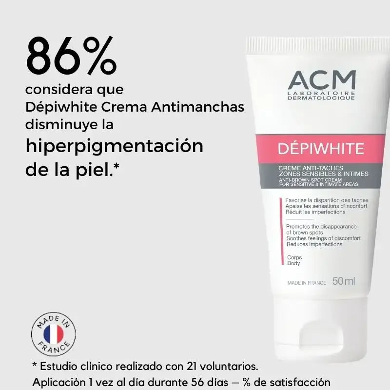 Acm Laboratoire Dépiwhite Creme Anti-Manchas Zonas Sensíveis e Íntimas, 50 ml
