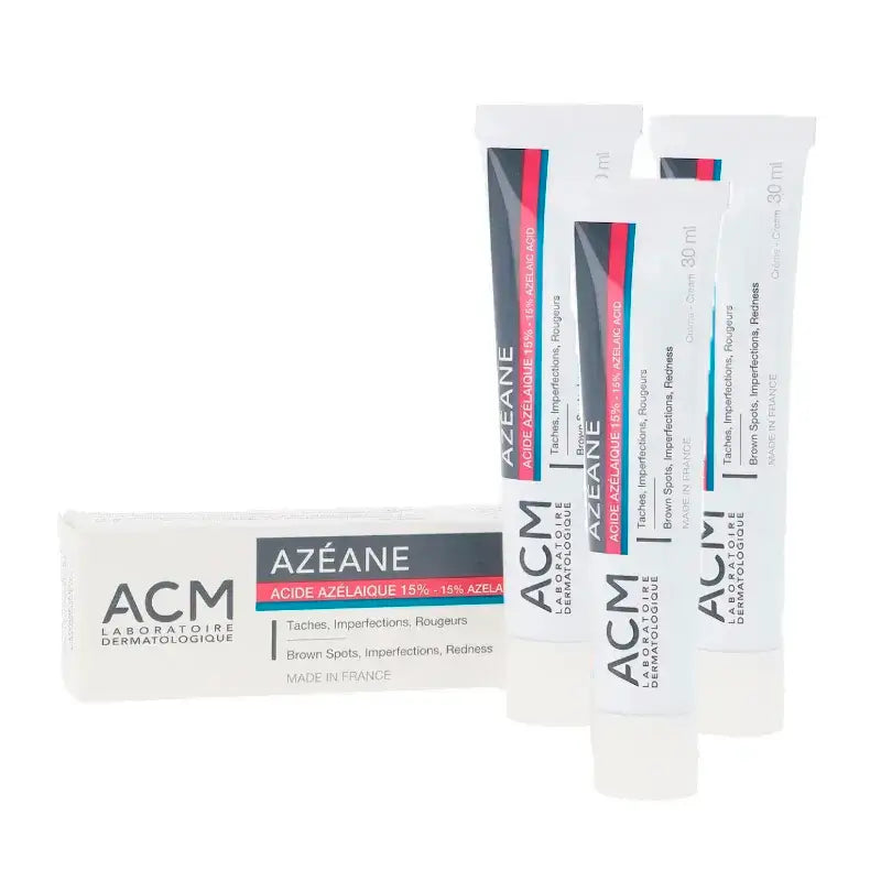 Acm Laboratoires Azeane Azelaic Acid 15% Cream Pack 3 x 30Ml.