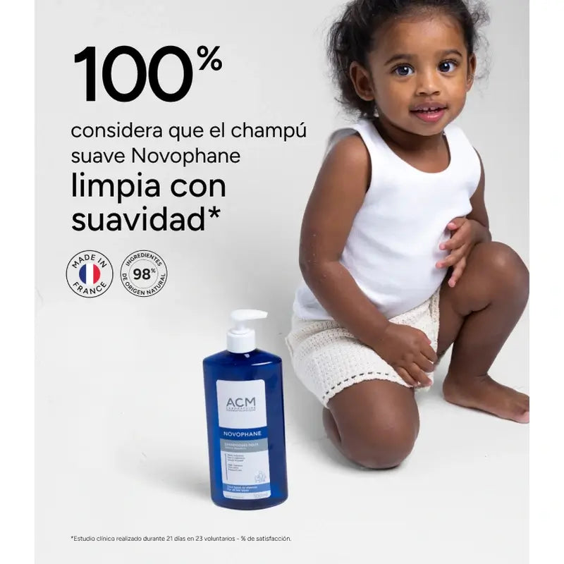 Acm Laboratoires Novophane Champô Suave , 200 ml