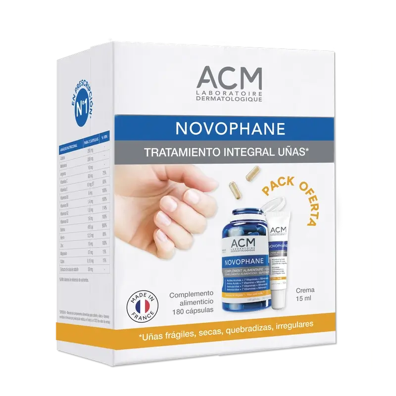 Acm Laboratoires Novophane Complete Nail Treatment Pack 3 Meses