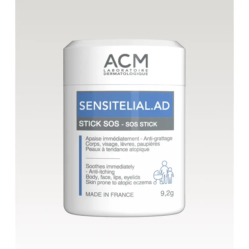 Acm Laboratoires Sensitelial.Ad Sos Stick Calmante, 9,2 gramas