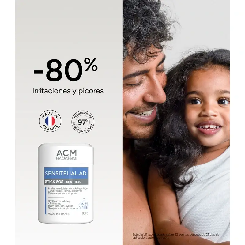 Acm Laboratoires Sensitelial.Ad Sos Stick Calmante, 9,2 gramas