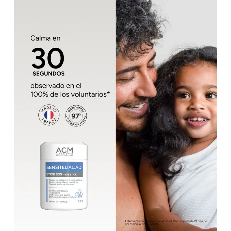Acm Laboratoires Sensitelial.Ad Sos Stick Calmante, 9,2 gramas