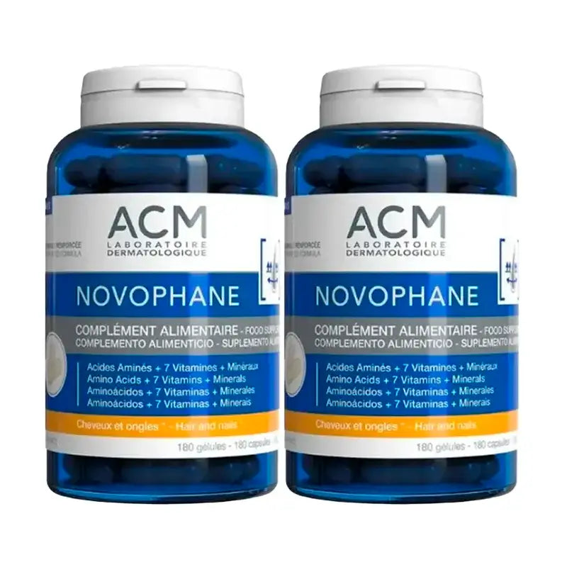 Acm Novophane, Embalagem 2 x 180 cápsulas