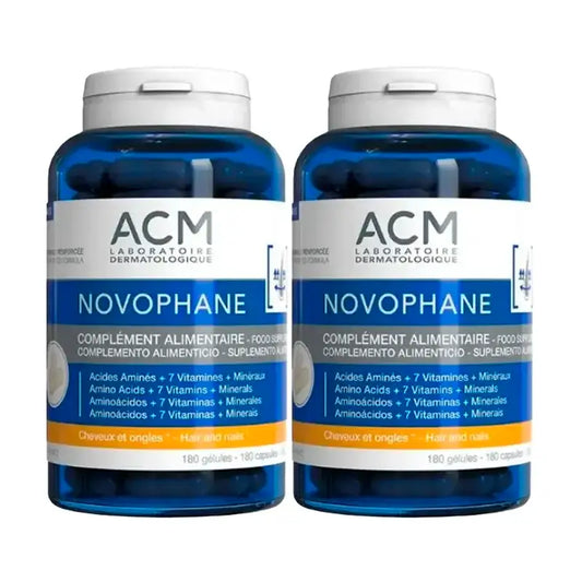 Acm Novophane, Embalagem 2 x 180 cápsulas