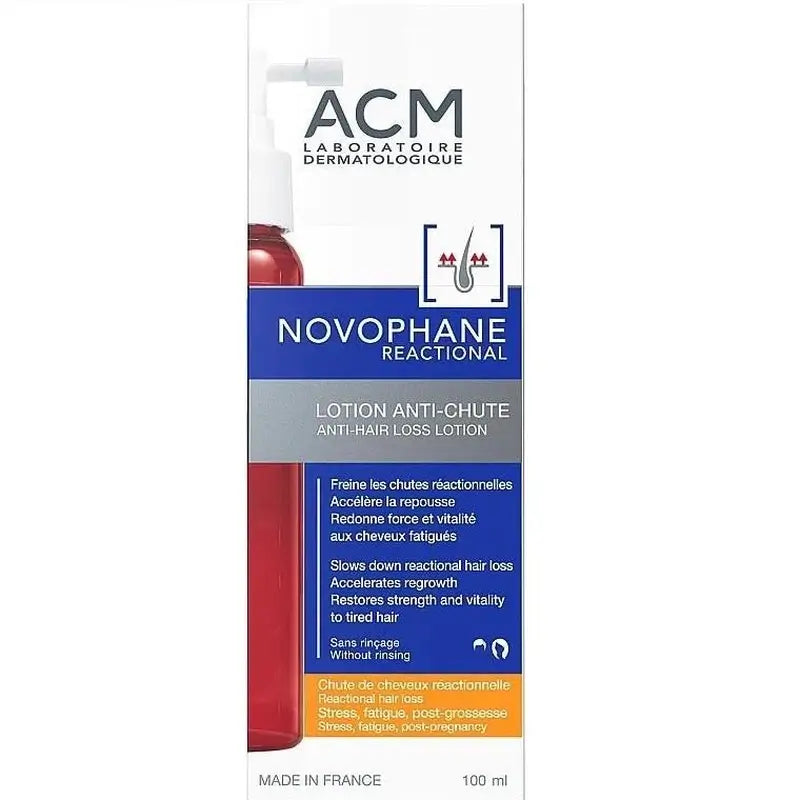 Acm Novophane Reactional Loção Anti-Queda de Cabelo, 100 ml