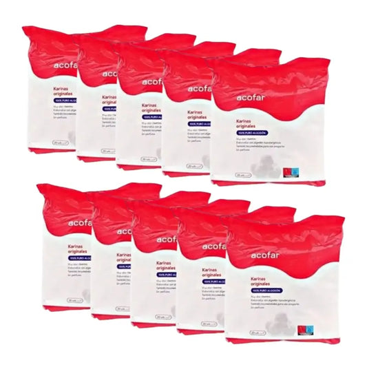 Almofadas de Algodão Tocológico Acofar Karinas, 10x20 unidades