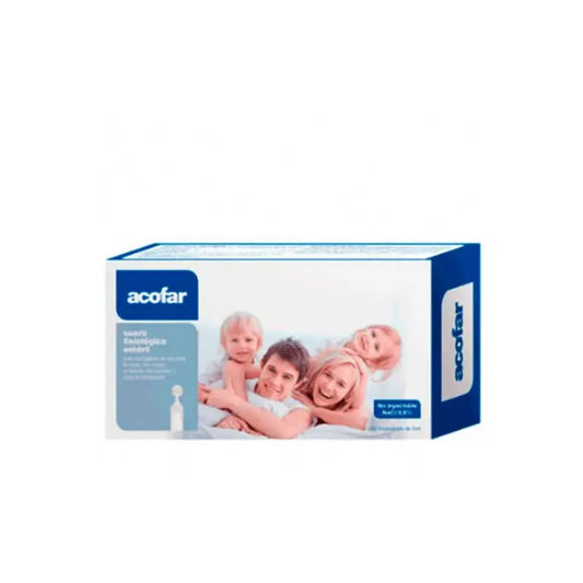 Acofar soro fisiológico nasal e oftálmico, 30 Dose única x 5 ml