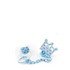 Corrente Acofarbaby + Chupeta de Silicone Verde 12 meses