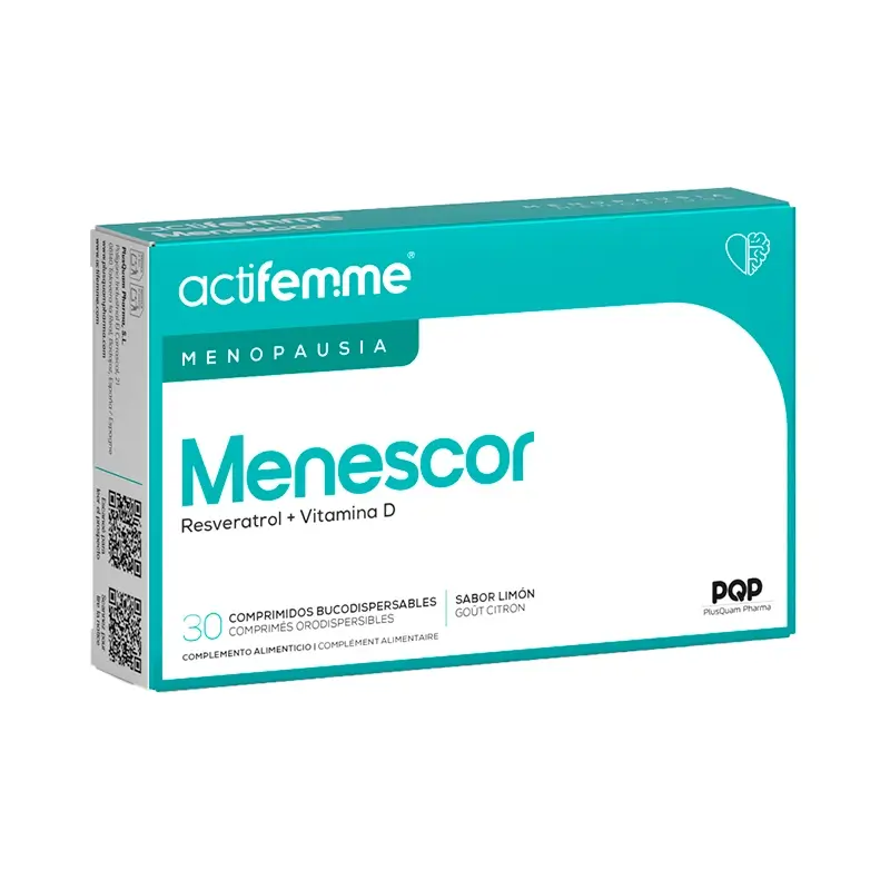 Actifemme Menescor, 30 comprimidos dispersíveis por via oral