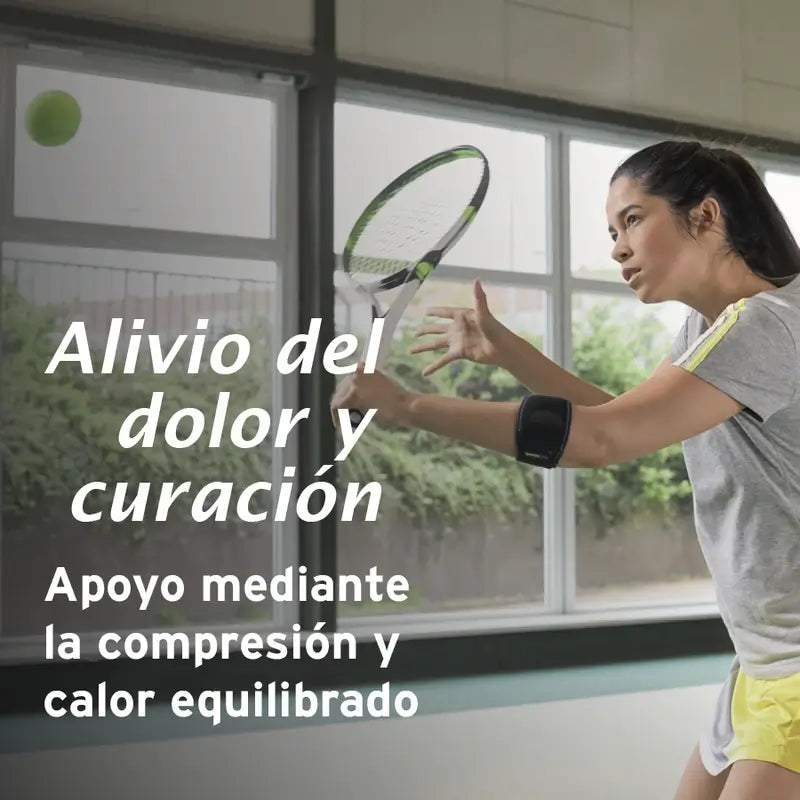 Actimove Correia de suporte de cotovelo ajustável, preto, tamanho universal