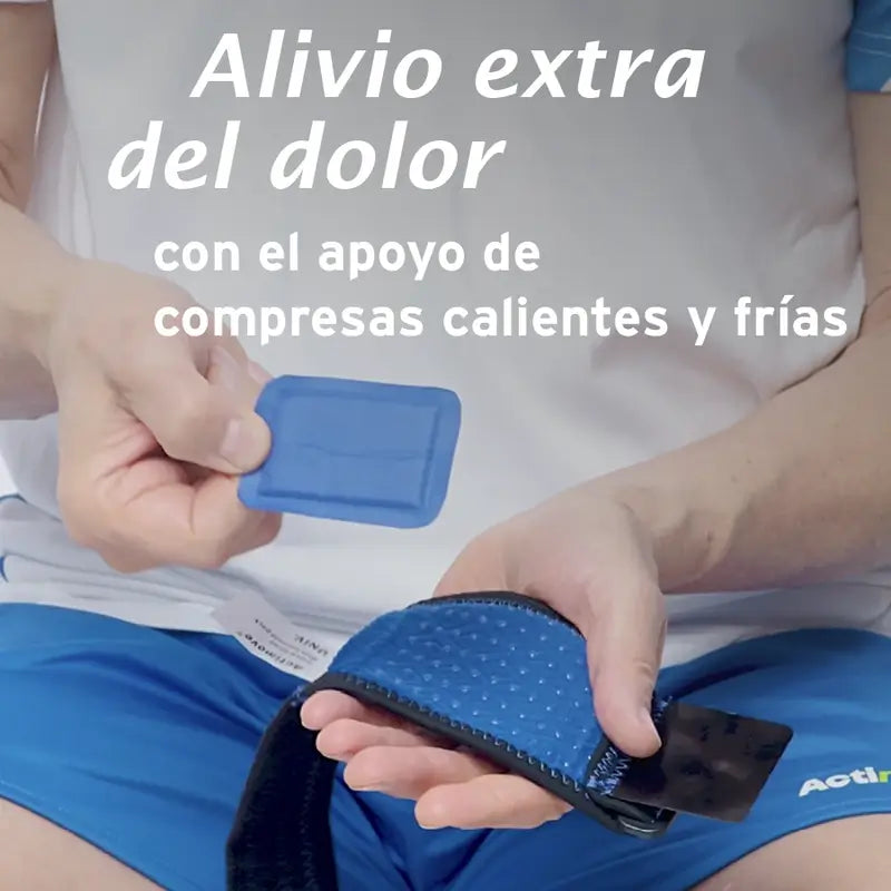 Actimove Correia de suporte de cotovelo ajustável, preto, tamanho universal