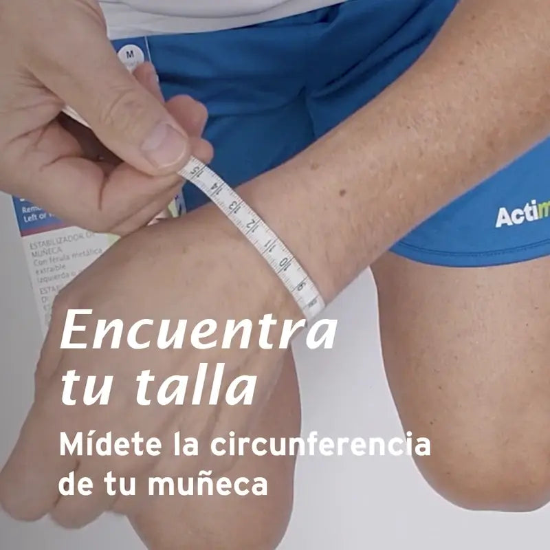 Estabilizador de polegar Actimove com talas pretas