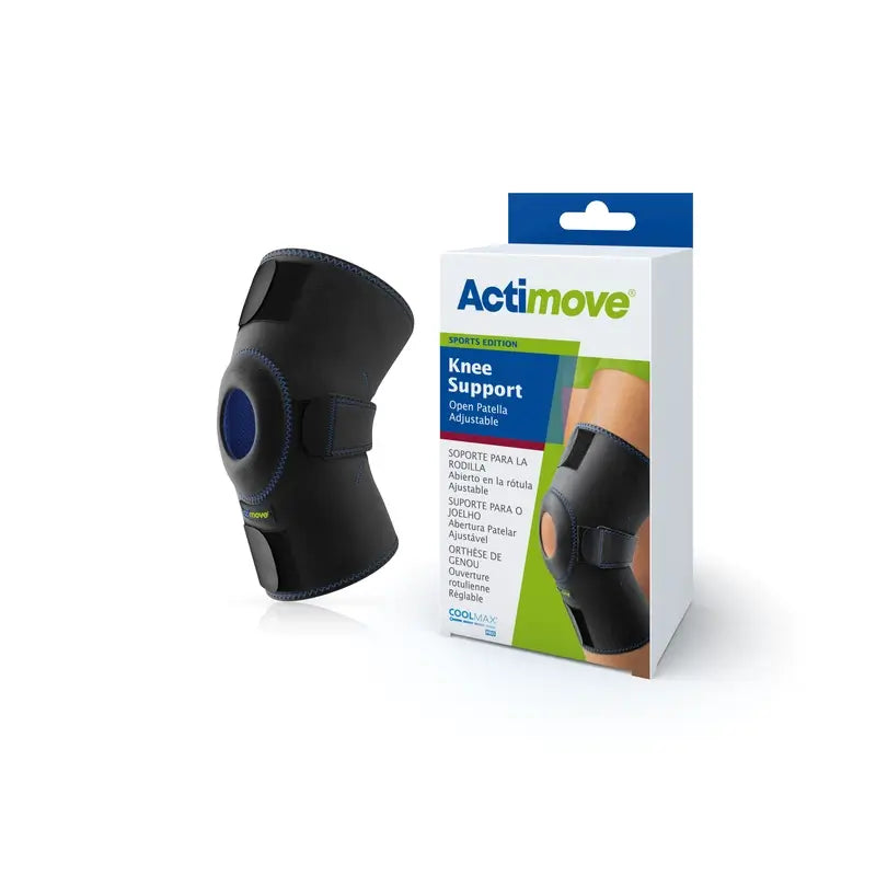 Actimove Knee Support With Open Patella, Black, Universal Size