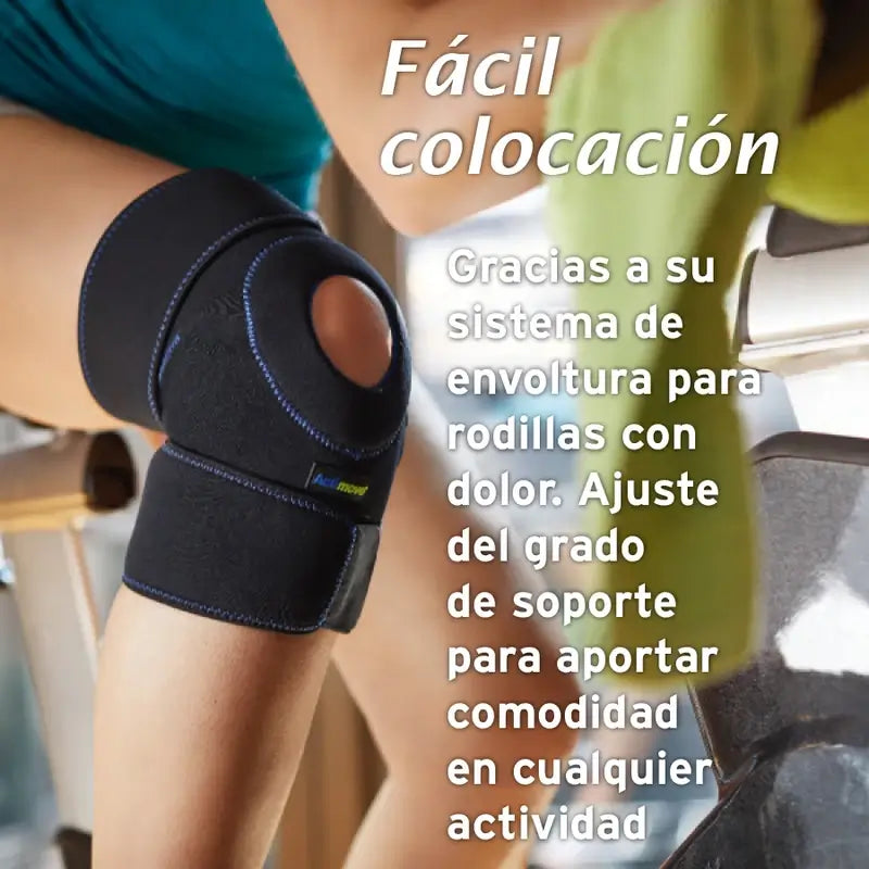 Actimove Knee Support With Open Patella, Black, Universal Size