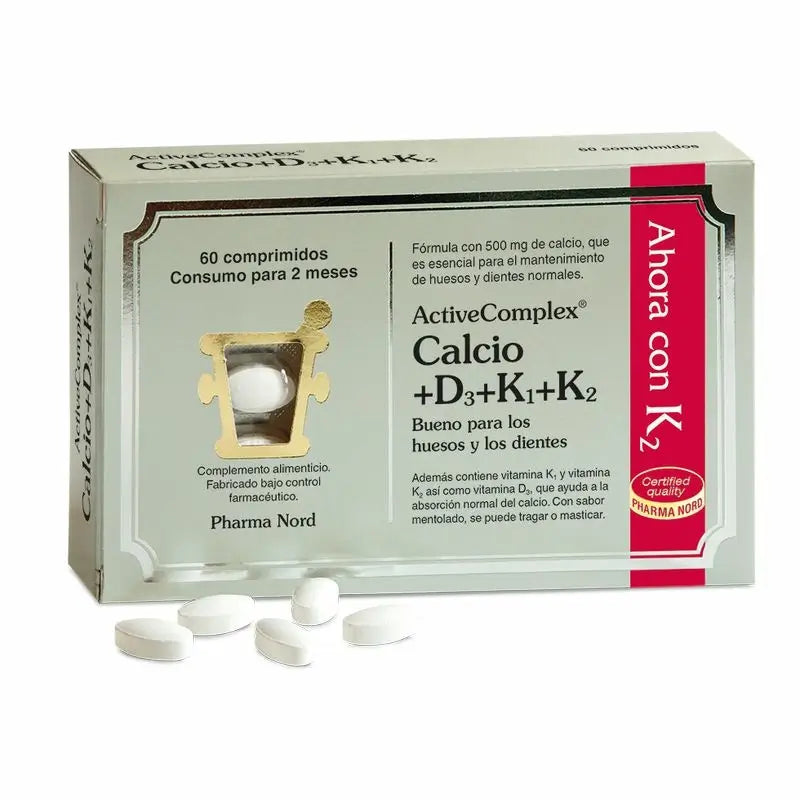 ACTIVECOMPLEX CÁLCIO CÁLCIO + VITAMINA D3+ VITAMINA K 60 COMP