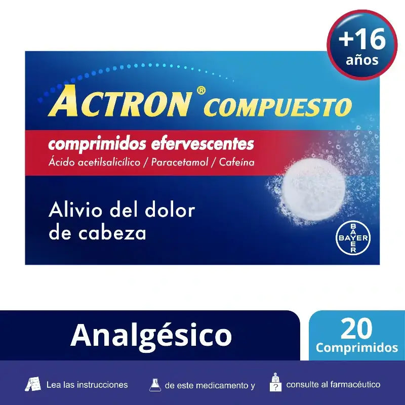 Actron Composite 20 Comprimidos Efervescentes