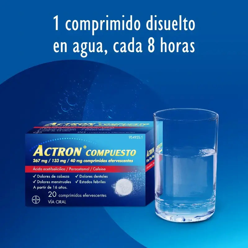Actron Composite 20 Comprimidos Efervescentes