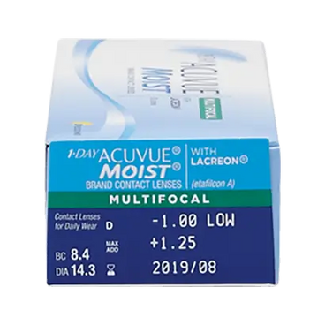 Acuvue 1 Day Moist Daily Multifocal Lenses , 30 unidades