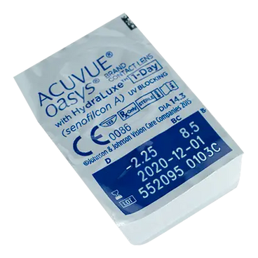 Acuvue 1 Day Oasys Com Lentes Diárias Hydraluxe , 30 unidades