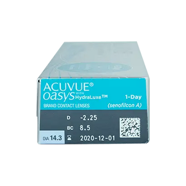 Acuvue 1 Day Oasys Com Lentes Diárias Hydraluxe , 30 unidades