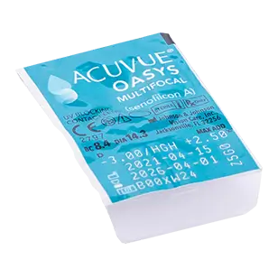 Acuvue Oasys Biweekly Multifocal Lenses , 6 unidades - -4.00, 8.4, Média, 14.30