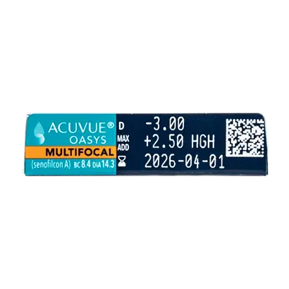 Acuvue Oasys Biweekly Multifocal Lenses , 6 unidades - +1.75, 8.4, Média, 14.30