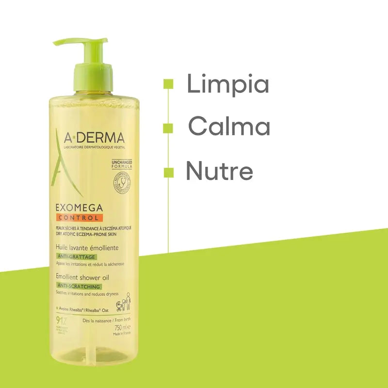 A-Derma Exomega Óleo de Limpeza 750 ml