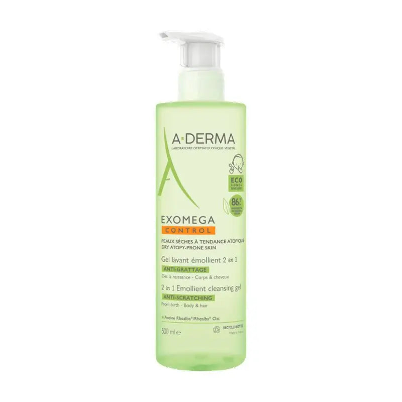 A-Derma Kit Exomega Gel 2 En 1