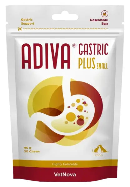 Adiva Gastric Plus Small 30 Chews, 45 gramas
