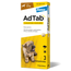 AdTab 56Mg Comprimidos Mastigáveis Cães 1,3-2,5Kg, 3Cpd