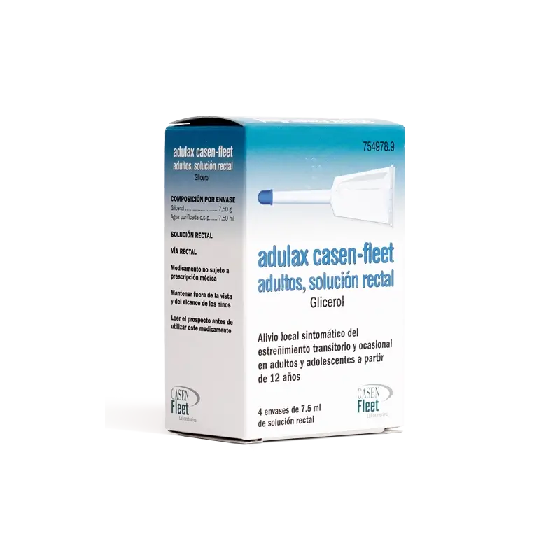 Adulax 6,14 ml Solução rectal 4 Enemas 7,5 ml
