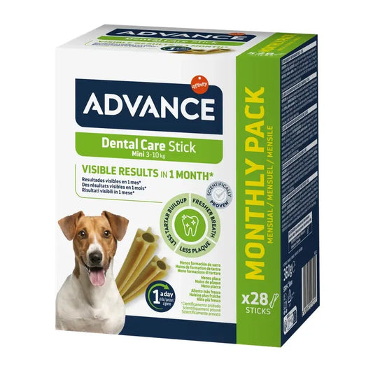 Advance Canin Adult Dental Care Mini Box 360Gr, snack para cães