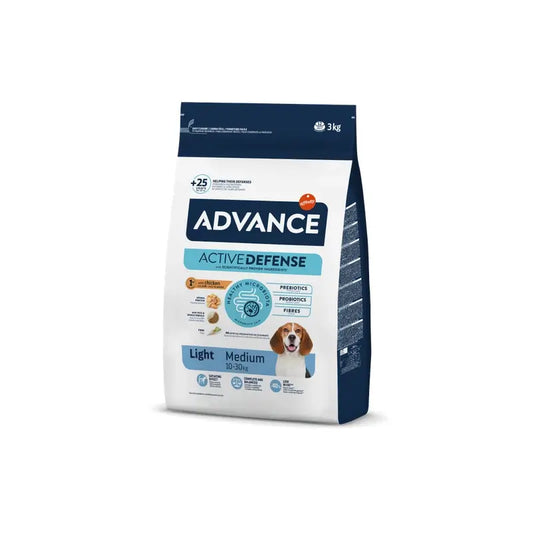 Advance Canine Adult Medium Chicken 3kg, comida para cães