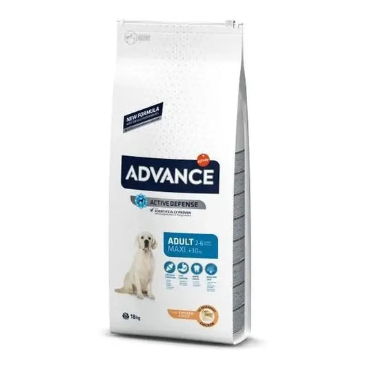 Advance Canine Adult Maxi Chicken Rice 18Kg, comida para cães