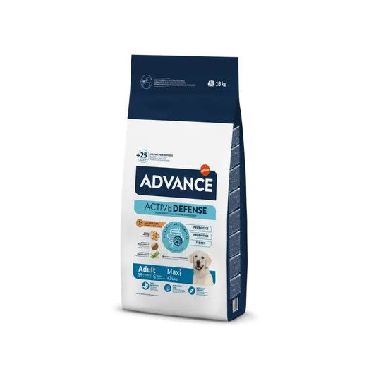 Advance Canine Adult Maxi Chicken Rice 18Kg, comida para cães