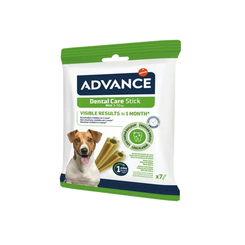 Advance Canine Adult Mini Dental Care 13X90Gr, snack para cães