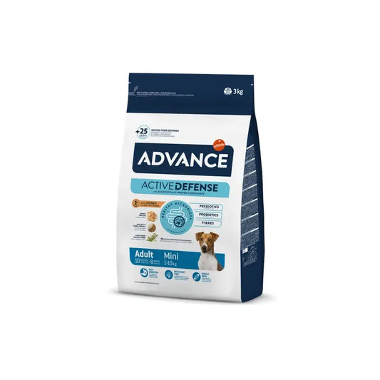 Advance Canine Adult Adult Mini Chicken Rice 3Kg, comida para cães