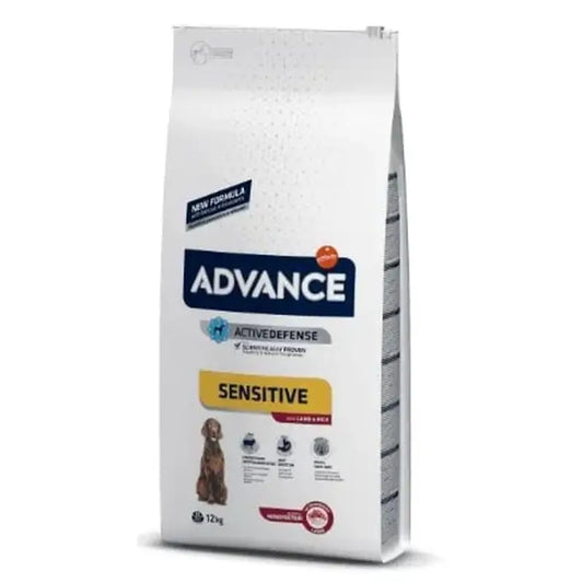 Advance Canine Adult Sensitive Lamb Sensitive Rice 12kg, alimento para cães