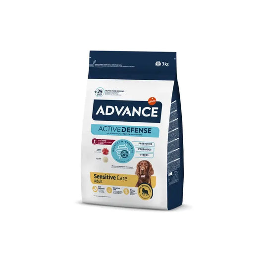 Advance Canine Adult Sensitive Lamb Rice 3kg, comida para cães