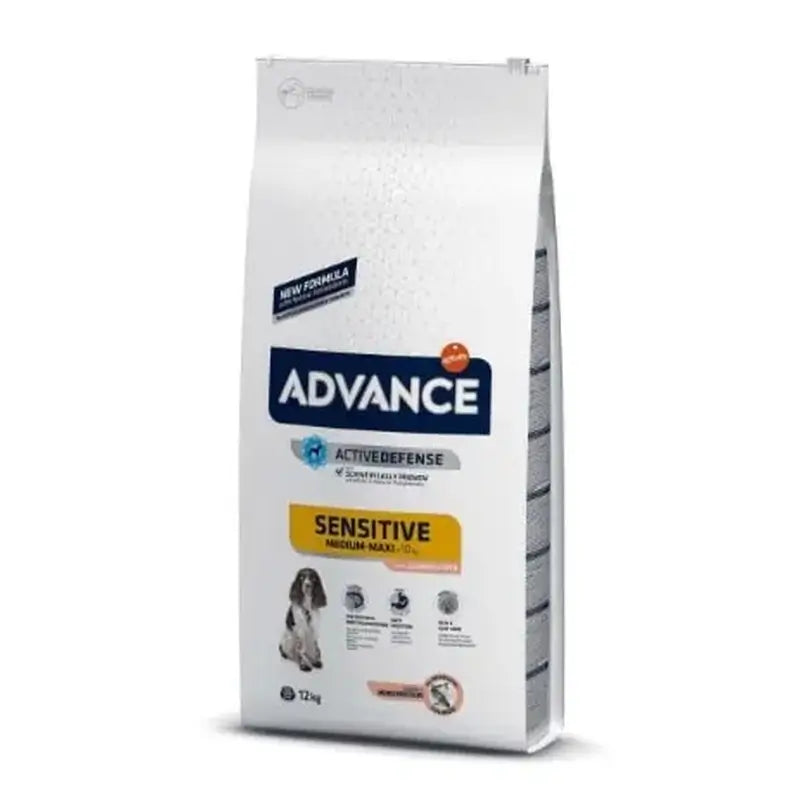 Advance Canine Adult Sensitive Salmon Rice 12Kg, alimento para cães