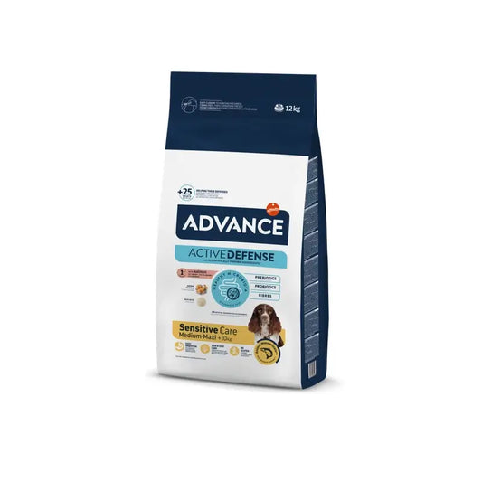 Advance Canine Adult Sensitive Salmon Rice 12Kg, alimento para cães