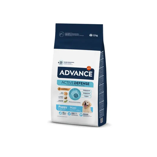 Advance Canine Puppy Maxi Chicken Rice 12Kg, alimento para cães