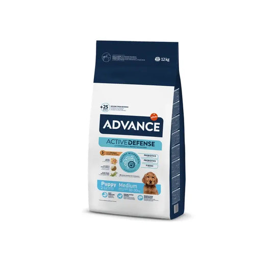 Advance Canine Puppy Medium Chicken Rice 12Kg, alimento para cães